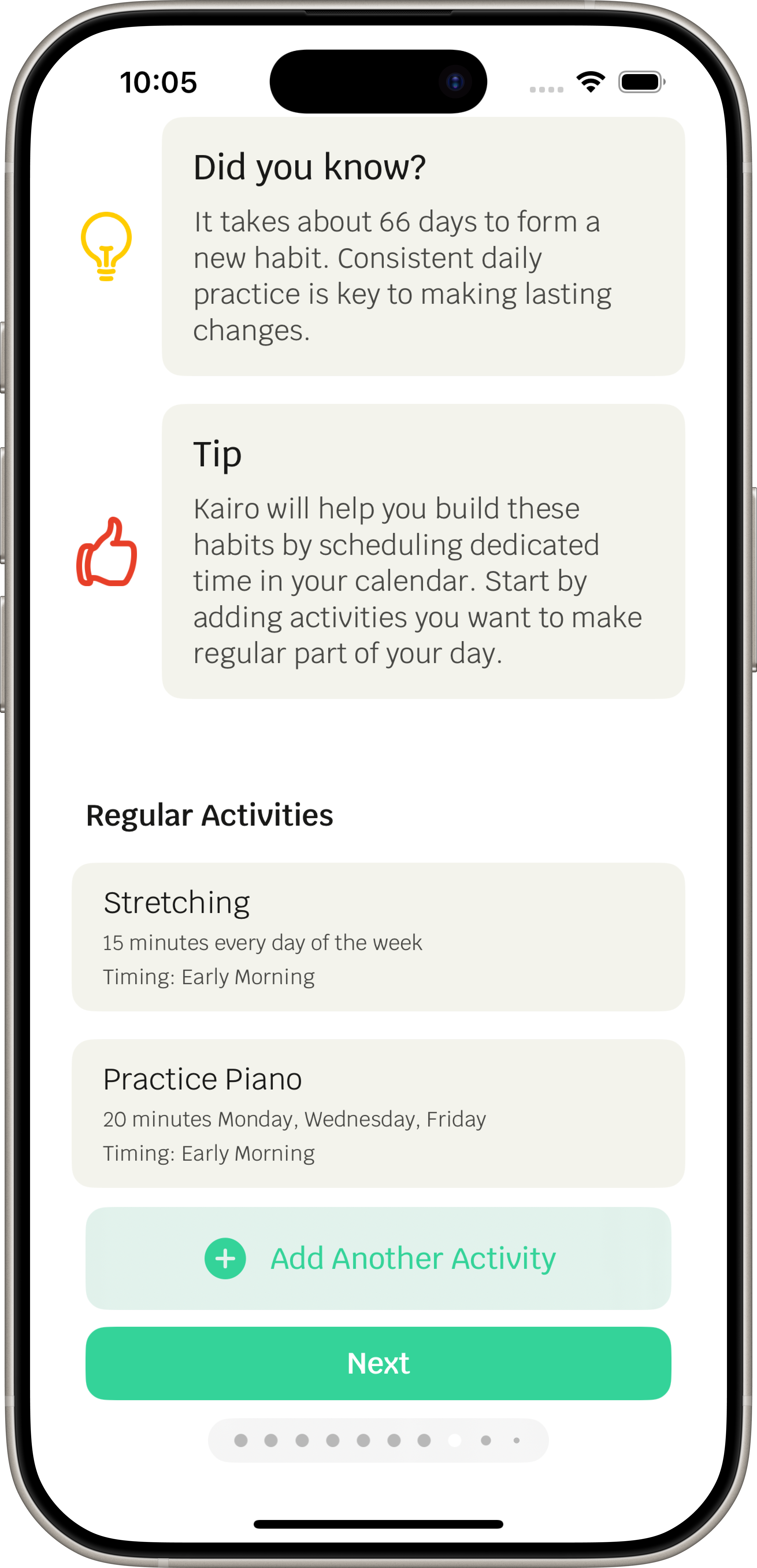 Flexible Habit Building screenshot
